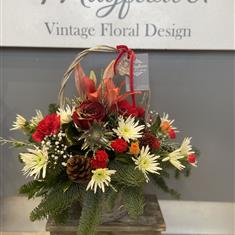 Basket of Christmas cheer 