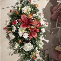 Christmas Remembrance grave Spray 